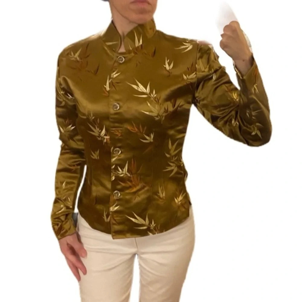 Sashimi Asian design silk blazer/shirt